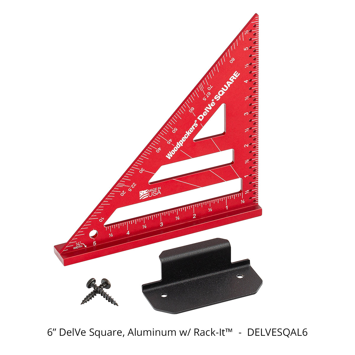 Woodpeckers 6-inch Carpenter's Square (DelVe / Combo Variant)